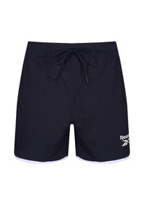 Reebok Herren Badeshorts ""Lloyd"", blau, sportlich, Gr. XL, unifarben, Polyamid, Badehosen, mit Logoschriftzug und seitlichen Taschen
