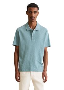 Marc O'Polo Herren Poloshirt "aus reiner Bio-Baumwolle", blau, casual, Gr. S, MARC O'POLO DENIM, unifarben, Obermaterial: 100% Baumwolle, Shirts