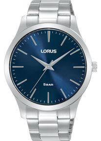 Lorus Damen Quarzuhr, silber, Armbanduhren, Armbanduhr, Herrenuhr, Damenuhr, Lederarmband