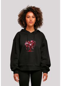 F4NT4STIC Damen Sweatshirt "Herz Baum Aquarell Druck", schwarz, casual, Gr. M, Obermaterial: 100% Baumwolle, Sweatshirts, Premium Qualität