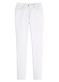 Classic Basics Damen Bequeme Jeans, weiß, Gr. 44, unifarben, 98% Baumwolle, 2% Elasthan, Jeans