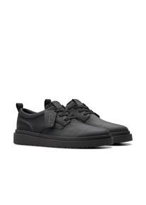 Clarks Herren Schnürschuh "Polden Lace", Gr. 47, schwarz, Leder, casual, Schuhe, Schnürschuh, Business Schuh mit herausnehmbarem Fußbett