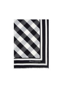 Marc O'Polo MARC O'POLO Damen Schal "mit TENCEL Lyocell", schwarz, bedruckt, Obermaterial: 58% Modal, 42% Baumwolle, Modetücher