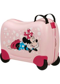 Samsonite Kinderkoffer "Dream2Go Ride-on Trolley, Disney Minnie Glitter", rosa, Polypropylen, festlich, Koffer, zum sitzen und ziehen
