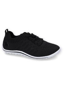Kinder Sneaker, Dockers by Gerli, Gr. 28, schwarz, Textil, sportlich, Schuhe, Barfußschuh, Schnürschuh, Trainingsschuh mit Wechselfußbett