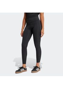 Damen Leggings "SNAKE 3S LGNGS", schwarz, sportlich, Gr. XXL, adidas originals, Obermaterial: 93% Baumwolle, 7% Elasthan, Hosen