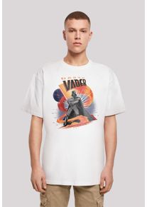 F4NT4STIC Herren T-Shirt "Star Wars Darth Vader Swirling Fury", weiß, casual, Gr. XS, Obermaterial: 100% Baumwolle, Shirts, Print