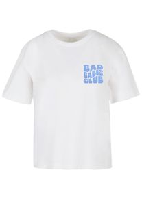 MISS TEE Herren T-Shirt "Miss Tee Bad Babes Club Vol 2 Tee", weiß, casual, Gr. XS, bedruckt, 100% Baumwolle, Shirts