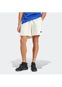 Herren Shorts "M Z.N.E. PR SHO", weiß, sportlich, Gr. XXL, adidas Sportswear, Obermaterial: 56% Baumwolle, 40% Polyester, 4% Elasthan, Hosen