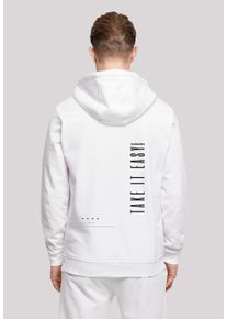 F4NT4STIC Herren Kapuzenpullover "Take It Easy HOODIE UNISEX", weiß, casual, Gr. XXXL, Obermaterial: 50% Baumwolle, 50% Polyester, Pullover, Print