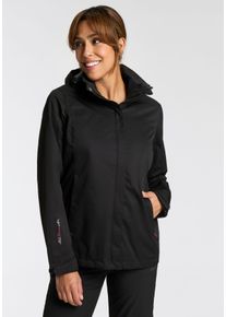 Killtec Damen Outdoorjacke "KOS 133 WMN JCKT", schwarz, sportlich, Gr. 46, unifarben, Obermaterial: 100% Polyester. Futter: 100% Polyester, Jacken