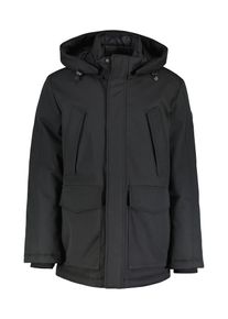 Lerros Herren Parka, schwarz, casual, Gr. XXXL, unifarben, Web, Obermaterial: 100% Polyester, Jacken, mit Kapuze