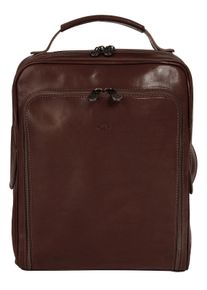 Pike PIKÉ Cityrucksack, braun, Rindsleder, Leder, klassisch, Rucksäcke, echt Leder, Made in Italy