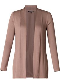 Base Level Damen Strickjacke "Yayla", grau, casual, Gr. 42, unifarben, Strick, Obermaterial: 94% Viskose, 6% Elasthan, Strickjacken, In elastischem