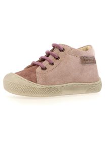 Naturino Kinder Barfußschuh "BAREFOOT AMUR", Gr. 23, rosa, Veloursleder, casual, Schuhe, Schnürschuh mit Barfußsohle, Größenschablone zum Download