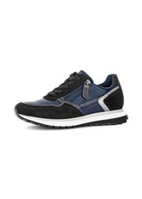 Gabor Damen Keilsneaker "TURIN", Gr. 37, grau, Ziegenveloursleder, Glattleder, mehrfarbig, sportlich, Schuhe, Freizeitschuh, Halbschuh, Schnürer in