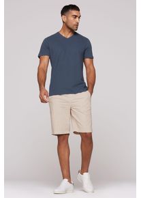 CMPD Herren Leinenhose, beige, casual, Gr. S, bestickt, Material: 53% Leinen, 47% Baumwolle, Hosen, mit Elastikbund und Kordel