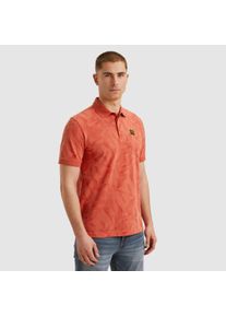 PME-Legend PME LEGEND Herren Poloshirt "Short sleeve polo two tone pique printed", rosa, casual, Gr. XL, bedruckt, Jersey, Obermaterial: 100% Baumwolle, Shirts,