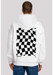 F4NT4STIC Herren Kapuzenpullover "Wavy Schach Muster", weiß, casual, Gr. XXL, Obermaterial: 100% Baumwolle, Pullover, Print