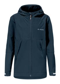 Vaude Kinder Softshelljacke "KIDS MOAB STRETCH JACKET", blau, sportlich, Gr. 158, Softshell, Obermaterial: 88% Polyester, 12% Elasthan, Jacken, für