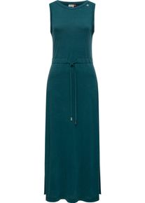 Ragwear Damen Jerseykleid "Giggi", grün, modisch, Gr. XL, Obermaterial: 68% Modal, 32% Polyester, Kleider, stylisches Shirtkleid mit Tailliengürtel