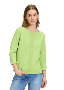 Betty Barclay Damen Strickpullover "Betty Barclay Feinstrickpullover mit Strickdetails", grün, casual, Gr. 46, Strick, Obermaterial: 100% Baumwolle.,