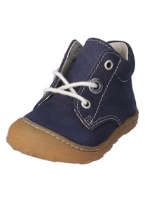Kinder Lauflernschuh "CORY W WMS: Weit", Pepino BY RICOSTA, Gr. 26, blau, Leder, klassisch, Schuhe, Schnürschuh m. Weiten-Meßsystem, Leder,
