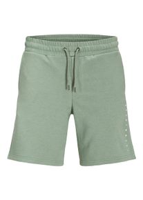 Jack & Jones JACK & JONES Herren Shorts "JPSTGORDON STAR JJ SWEAT SHORTS SRT SN", grün, modisch, Gr. XL, bedruckt, Web, Obermaterial: 70% Baumwolle, 30%