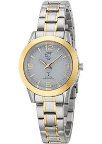 ETT Damen Funkuhr "Basic", silber, Armbanduhren, Armbanduhr, Damenuhr, Solar, Edelstahlarmband