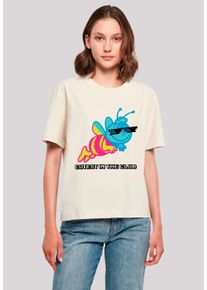 F4NT4STIC Damen T-Shirt "Die Biene Maja Cutest In Club", weiß, casual, Gr. XL, Obermaterial: 100% Baumwolle, Shirts, Nostalgie, Retro, Heroes of