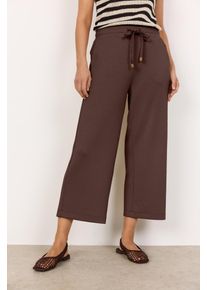 soyaconcept Damen Schlupfhose "SC-BANU 26", braun, modisch, Gr. XXL, unifarben, Web, Obermaterial: 48% Modal, 48% Polyester, 4% Elasthan, Hosen