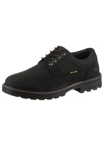 Camel Active Herren Schnürschuh, Gr. 43, schwarz, Nubukleder, unifarben, klassisch, Schuhe, Trachtenschuh, Freizeitschuh mit gepolsterter Innensohle