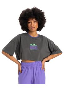 Quiksilver Damen T-Shirt "Maxi", grau, Gr. S, 100% Baumwolle, Shirts