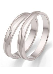 Firetti Trauring "Schmuck Geschenk Hochzeit Ehering "LIEBE"", 63, ohne Zirkonia, Silber 925 (Sterlingsilber), 3,5mm, silber, Silber 925
