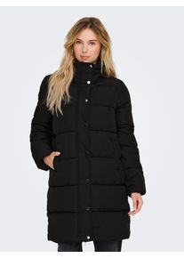 Only Damen Steppmantel "ONLNEWCOOL PUFFER COAT CC OTW", schwarz, modisch, Gr. XL, unifarben, Steppware, Obermaterial: 100% Polyester, Mäntel