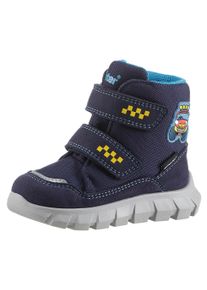 Richter Kinder Winterboots "Snow Mini, WMS: Mittel", Gr. 23, blau, Textil, casual, Schuhe, Snowboots, Klettstiefel mit wasserdichter Sympatex-Membrane
