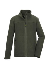 Killtec Kinder Fleecejacke "KOW 362 BYS FLC JCKT", grün, sportlich, Gr. 140, Oberstoff: 100% Polyester, Futter: 100% Polyester, Jacken