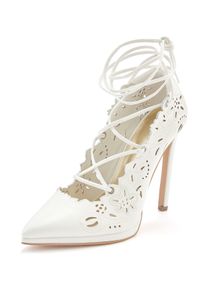 Damen High-Heel-Pumps "Stiletto Pump mit Cut-Outs", LASCANA Belle Affaire, Gr. 36, weiß, Obermaterial: 100% Polyurethan. Futter: 100% Polyurethan.