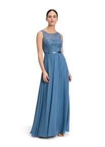 Vera Mont Damen Cocktailkleid "Vera Mont Cocktailkleid mit Spitze", blau, festlich, Gr. 34, Obermaterial: 100% Polyester. Besatz: 100% Polyester.