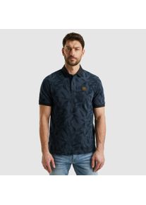 PME-Legend PME LEGEND Herren Poloshirt "Short sleeve polo two tone pique printed", grau, casual, Gr. M, bedruckt, Jersey, Obermaterial: 100% Baumwolle, Shirts,