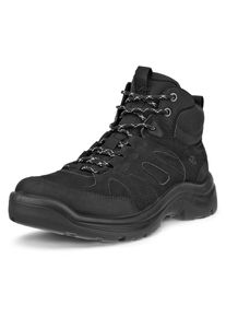 Ecco Damen Schnürboots "OFFROAD W", Gr. 38, schwarz, Nubukleder, sportlich, Schuhe, Outdoorschuh, Wanderschuh, Stiefelette mit wasserdichter Membran