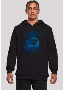 F4NT4STIC Herren Kapuzenpullover "Hawaii Surf Beach Summer", schwarz, casual, Gr. M, Obermaterial: 65% Baumwolle, 35% Polyester, Pullover, Premium
