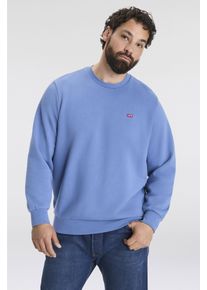 LEVI'S® PLUS LEVI'S PLUS Herren Sweatshirt "BIG ORIGINAL HM CREW", blau, casual, Gr. 5XL, Sweatware, Obermaterial: 100% Baumwolle, Sweatshirts, mit