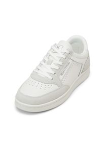 Marc O'Polo MARC O'POLO Damen Sneaker "aus hochwertigem Rindleder", Gr. 41, weiß, Obermaterial: 100% Leder, unifarben, Schuhe