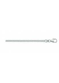 Adelia´s ADELIA ́S Damen Silberkette "925 Silber Flach Panzer Halskette Ø 2,1 mm", 80, Silber 925 (Sterlingsilber), silber, Silber 925 (Sterlingsilber),