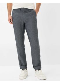 Brax Herren Chinohose "Style EVANS", grau, Gr. 27, 100% Leinen, Hosen