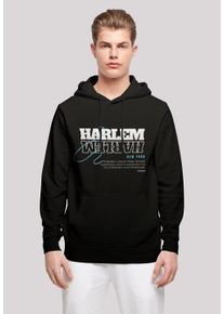 F4NT4STIC Herren Kapuzenpullover "Harlem HOODIE", schwarz, casual, Gr. M, Obermaterial: 50% Baumwolle, 50% Polyester, Pullover, Print