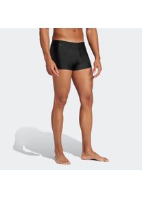Herren Badehose "BIG BARS BOXER", schwarz-weiß, sportlich, Gr. 4, adidas Performance, Obermaterial: 78% Polyamid, 22% Elasthan, Badehosen