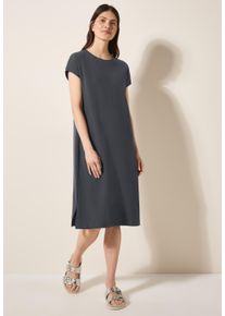 Cecil Damen Sommerkleidvolcanic grau, casual, Gr. XXL, unifarben, Web, 58% Baumwolle, 42% Polyester, Kleider, soft und trageangenehm
