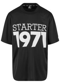 Herren T-Shirt "Starter Black Label Starter Train Day Mesh Jersey", schwarz, casual, Gr. XXL, STARTER Black Label, bedruckt, 100% Polyester, Shirts